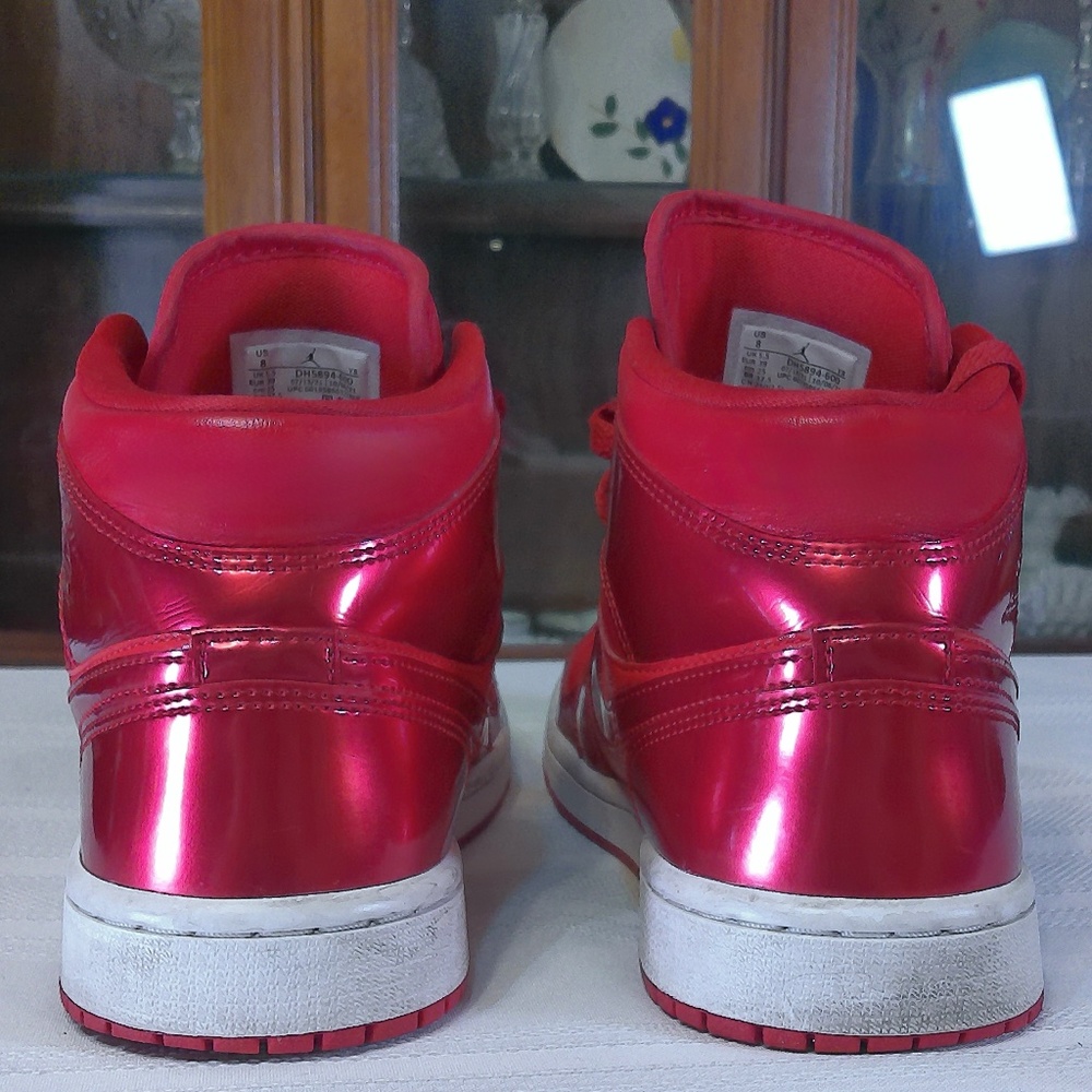 VINTAGE Nike Air Jordan 1 Rivals, Retro Pomegranate Sneakers Woman’s Sz 8 - Picture 3 of 8